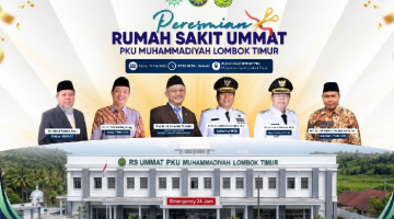 Peresmian Gedung RS UMMAT PKU Muhammadiyah Lombok Timur pada Sabtu, 16 Mei 2026, di Kecamatan Sikur, Lombok Timur. (Foto: Lombokini.com/Istimewa).