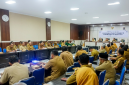 Pemkab Lombok Timur menggelar Rakor Evaluasi PAD dan meluncurkan sistem pembayaran digital SIPDAH di Rupatama Kantor Bupati Lombok Timur, Senin 4 Mei 2026. (Foto: Lombokini.com).