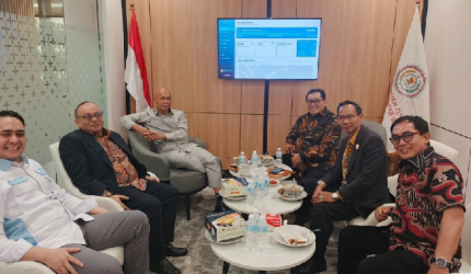 Pengurus Pusat SMSI beraudiensi dengan DPP ABPEDNAS di Kantor Pusat ABPEDNAS, Jakarta Selatan, Selasa 20 Mei 2026.