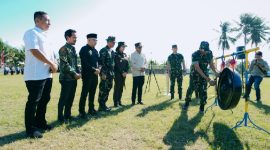 Danrem 162 Tutup TMMD ke-128 di Lombok Timur, 100 Persen Sasaran Fisik Tuntas. (Foto: Lombokini.com).