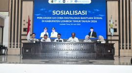 Kabupaten Lombok Timur ditunjuk menjadi satu dari 42 kabupaten/kota di Indonesia sebagai lokasi perluasan uji coba digitalisasi bantuan sosial (bansos) nasional tahun 2026.