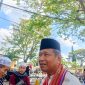 Kemenag Lotim bersama rombongan sedang istirahat setelah selesai dari pawai Ta'aruf MTQ XXXI NTB 