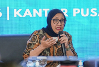 Kepala BGN Nanik S. Deyang memberikan konferensi pers di Kantor Pusat BGN, Kamis 4 Juni 2026. (Foto: Tamrin/Lombokini.com).