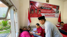Peringati Bulan Bung Karno, PDIP Loteng Gelar Aksi Sosial Berkelanjutan untuk Rakyat. (Foto: Lombokini.com/Istimewa).