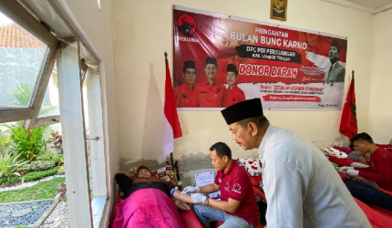 Tak Sekadar Seremonial Peringati Bulan Bung Karno, PDIP Loteng Gelar Aksi Sosial Berkelanjutan untuk Rakyat.
