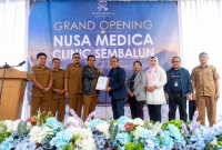 Bupati Lombok Timur Haerul Warisin meresmikan Medica Clinic Sembalun, Senin 22 Juni 2026, untuk meningkatkan layanan kesehatan wisatawan dan warga setempat. (Foto: Lombokini.com).
