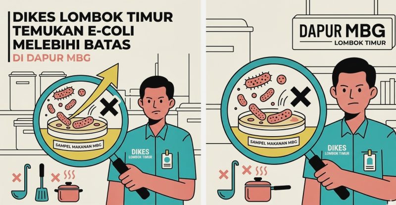 Temuan ini didapatkan setelah petugas melakukan uji laboratorium terhadap sampel makanan pasca adanya dugaan kasus keracunan.