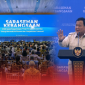 Presiden RI Prabowo Subianto membuka Saresehan Kebangsaan di JCC Senayan, Jakarta, Jumat, 26 Juni 2026. (Foto: Lombokini.com/Tamrin).