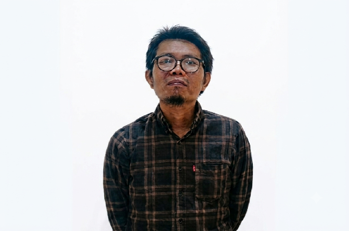 Sastrawan Nusa Tenggra Barat (NTB), Kiki Sulistyo. (Foto: Lombokini.com/Paozan Azima).