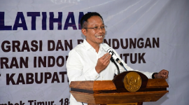 Sekda Lombok Timur, Dr. Muhammad Juaini Taofik. (Foto: Paozan Azima/Lombokini.com).