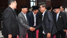 Bupati Lombok Timur, H. Haerul Warisin, menghadiri Rapat Paripurna Rapat ke-1 Masa Sidang III Tahun 2026 di Rupatama DPRD Lombok Timur, Selasa (30/6/2026).