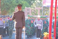 AKBP I Komang Sarjana saat membacakan amanat Presiden (doc. Humas Polres Lombok Timur)