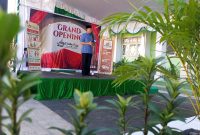 Wakil bupati saat sambutan di Grand Opening Z Coffee Hening (doc. Zan)