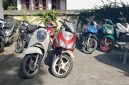 9 motor yang diduga hasil curas (doc. Humas polres)