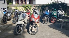 9 motor yang diduga hasil curas (doc. Humas polres)