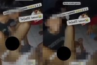 Screenshot video asusila 4 remaja di keruak (sc).