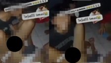 Screenshot video asusila 4 remaja di keruak (sc).