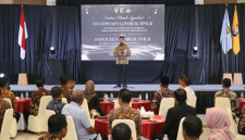 Bupati Lombok Timur melepas Dandim dan Kapolres lama serta menyambut pejabat baru dalam pisah sambut dua jabatan sekaligus, Selasa 14 Juli 2016 malam di Pendopo Bupati. (Foto: Lombokini.com/Humas).