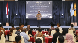 Bupati Lombok Timur melepas Dandim dan Kapolres lama serta menyambut pejabat baru dalam pisah sambut dua jabatan sekaligus, Selasa 14 Juli 2016 malam di Pendopo Bupati. (Foto: Lombokini.com/Humas).