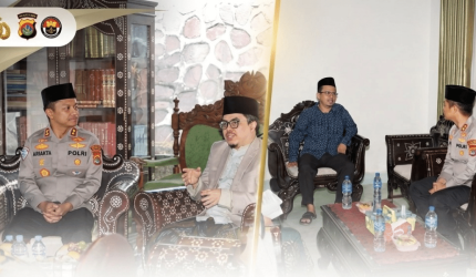 Kapolres Lombok Timur yang baru, AKBP Ariakta Gagah Nugraha, S.I.K., M.H., bersilaturahmi ke Pengurus Besar Nahdlatul Wathan (PBNW) dan PB Nahdlatul Wathan Diniyah Islamiyah (NWDI), Kamis (16/7/2026). Ia memperkuat sinergi dengan para ulama guna menjaga keamanan dan ketertiban masyarakat di Kabupaten Lombok Timur.
