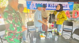 Wakil Ketua DPR RI Sari Yuliati menyerahkan bantuan tunai Rp200 juta, 100 paket sembako, dan meninjau posko kesehatan.