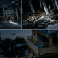 Ratusan rumah warga ambruk akibat gempa dahsyat yang mengguncang NTT, Sabtu 15 Agustus 2026. Pemilik rumah kini mengungsi ke tenda darurat sambil menunggu bantuan logistik dari pemerintah. (Foto: Lombokini.com).