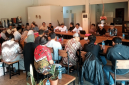 Panitia menggelar koordinasi dan konsolidasi persiapan Sangkep (Kongres) Internasional I Bahasa Sasak yang diinisiasi Majelis Adat Sasak (MAS) di Rembiga, Kota Mataram, Rabu 19 Agustus 2026. (Foto: Lomnokini.com/Istimewa).