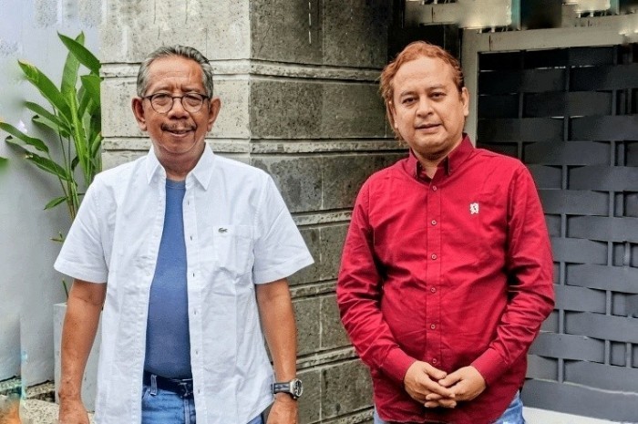 Wakil Ketua DPD PDI Perjuangan, H Ruslan Turmuzi dan anggota DPRD NTB Abdul Rahim menyampaikan sikap kritisnya terhadap jawaban BPK atas pergeseran BTT APBD 2025. (Foto: Lombokini.com/Istimewa)
