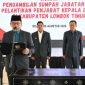 Wakil Bupati Lombok Timur, Moh. Edwin Hadiwijaya, melantik dan mengambil sumpah 61 Penjabat (Pj) Kepala Desa di Pendopo Bupati, Selasa 18 Agustus 2026. [Foto: Lombokini.com].