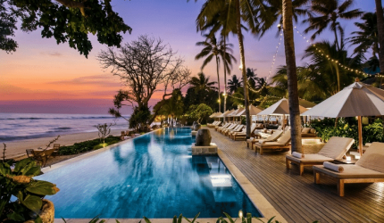 Qunci Villas Resort, Senggigi, Lombok Barat.