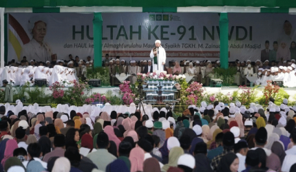 Puluhan Ribu Jamaah Banjiri Pancor, Ikuti Hultah NWDI ke-91 dan Haul ke-29 Maulana Syaikh.