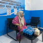 Nirmala Rahayu Luk Santi, anggota DPRD Lombok Timur dari PDI Perjuangan, berada di SPPG Selaparang Monjok Timur 3 Mataram, Sabtu (12/9/2026). (Foto: Lombokini.com)
