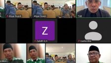 Ketua Umum PB NWDI Dr. Muhammad Zainul Majdi (TGB) membuka Musyawarah Wilayah (Muswil) II NWDI Sulawesi Barat di Mamuju Tengah secara daring melalui Zoom, Ahad (27/9/2026). (Foto: Lombokini.com/Istimewa)