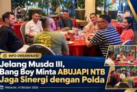 ABUJAPI NTB menggelar rapat koordinasi menjelang Musda III di Mataram, Ahad (4/10/2026). (Foto:Lombokini.com)