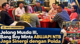 ABUJAPI NTB menggelar rapat koordinasi menjelang Musda III di Mataram, Ahad (4/10/2026). (Foto:Lombokini.com)