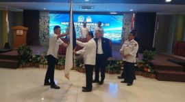 Aklamasi mengantarkan Syamsuddin memimpin BPD ABUJAPI NTB periode 2026-2031 pada Kamis (29/10/2026) di Mataram. Ia mengusung "Satpam Naik Kelas".(Foto: Lombokini.com).