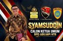 Calon Ketua Umum BPD ABUJAPI NTB, Syamsuddin, S.Sos, S.H, M.H., atau Bung Syam.  (Foto: Lombokini.com).