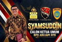 Calon Ketua Umum BPD ABUJAPI NTB, Syamsuddin, S.Sos, S.H, M.H., atau Bung Syam.  (Foto: Lombokini.com).