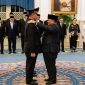 Presiden RI Prabowo Subianto melantik Komjen Pol. Suyudi Ario Seto sebagai Kapolri di Istana Negara, Jakarta, Kamis (1/10/2026). (Foto: Lombokini.com/Tamrin)