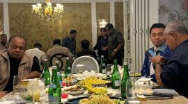 Gema Akhmad Muzakir bersilaturahmi dengan Presiden ke-6 RI Susilo Bambang Yudhoyono (SBY) dan petinggi Partai Demokrat. (Foto: Lombokini.com/Istimewa)
